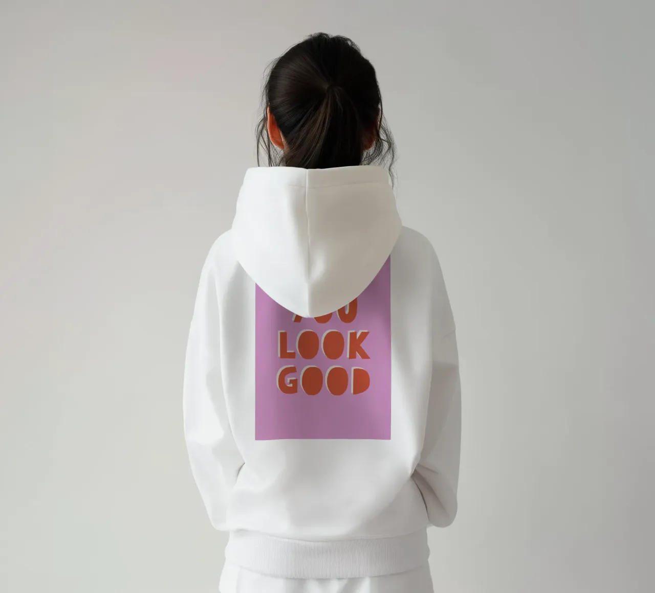 You look good felpa con cappuccio da we line studio - art