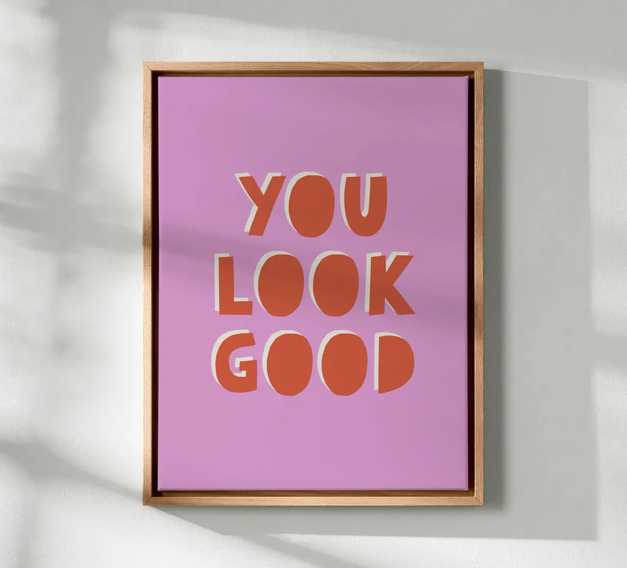You look good tela con Cornice a cassetta da we line studio - art