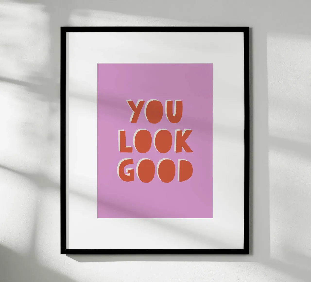 You look good poster con telaio in plastica da we line studio - art
