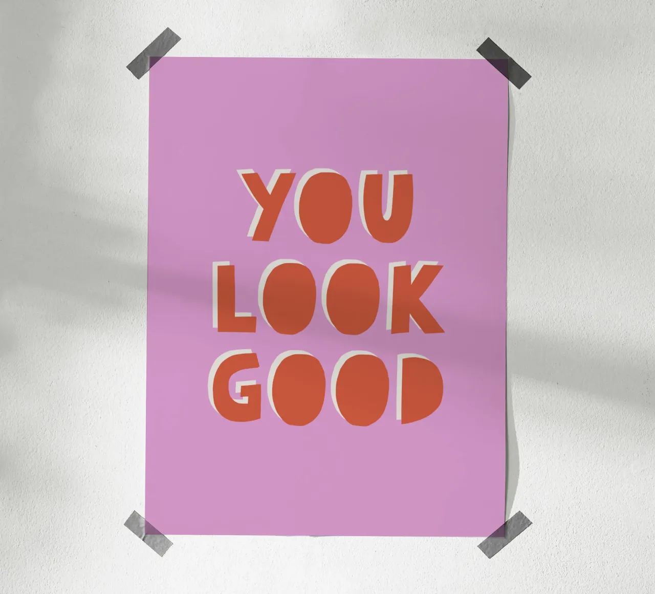 You look good poster con telaio in plastica da we line studio - art