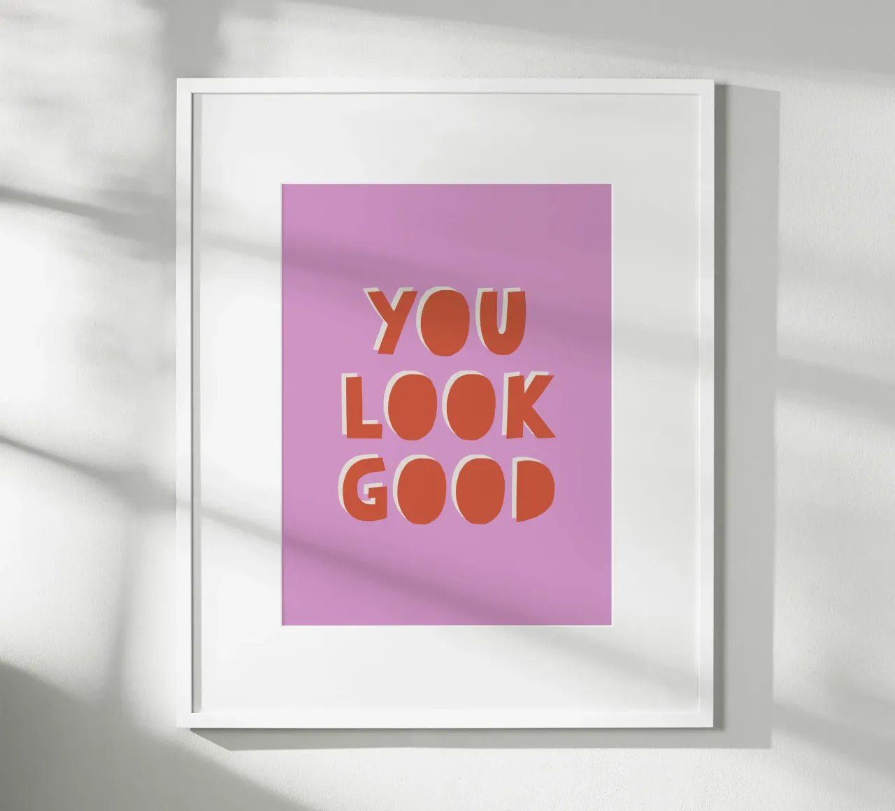 You look good poster con telaio in plastica da we line studio - art