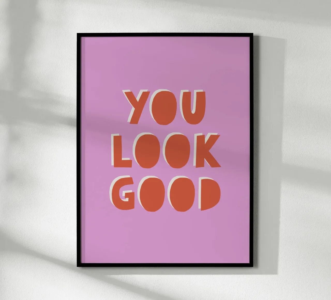 You look good poster con telaio in plastica da we line studio - art