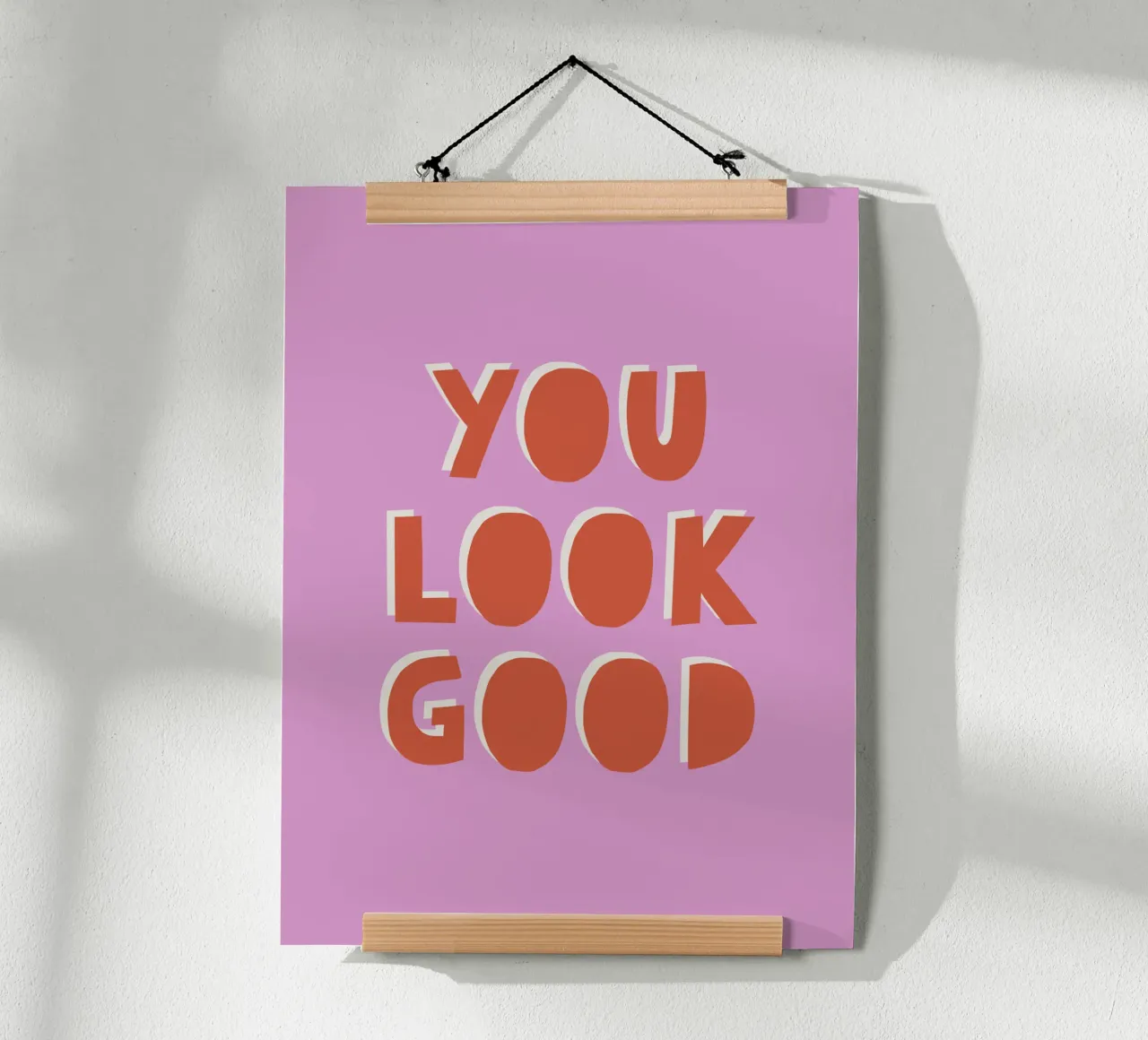 You look good poster con telaio in plastica da we line studio - art