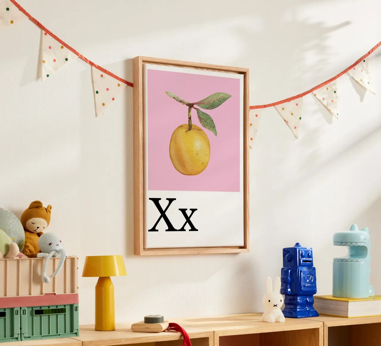 Buchstabe X - X wie Ximenia tela con Cornice a cassetta da Grünkraftwerk