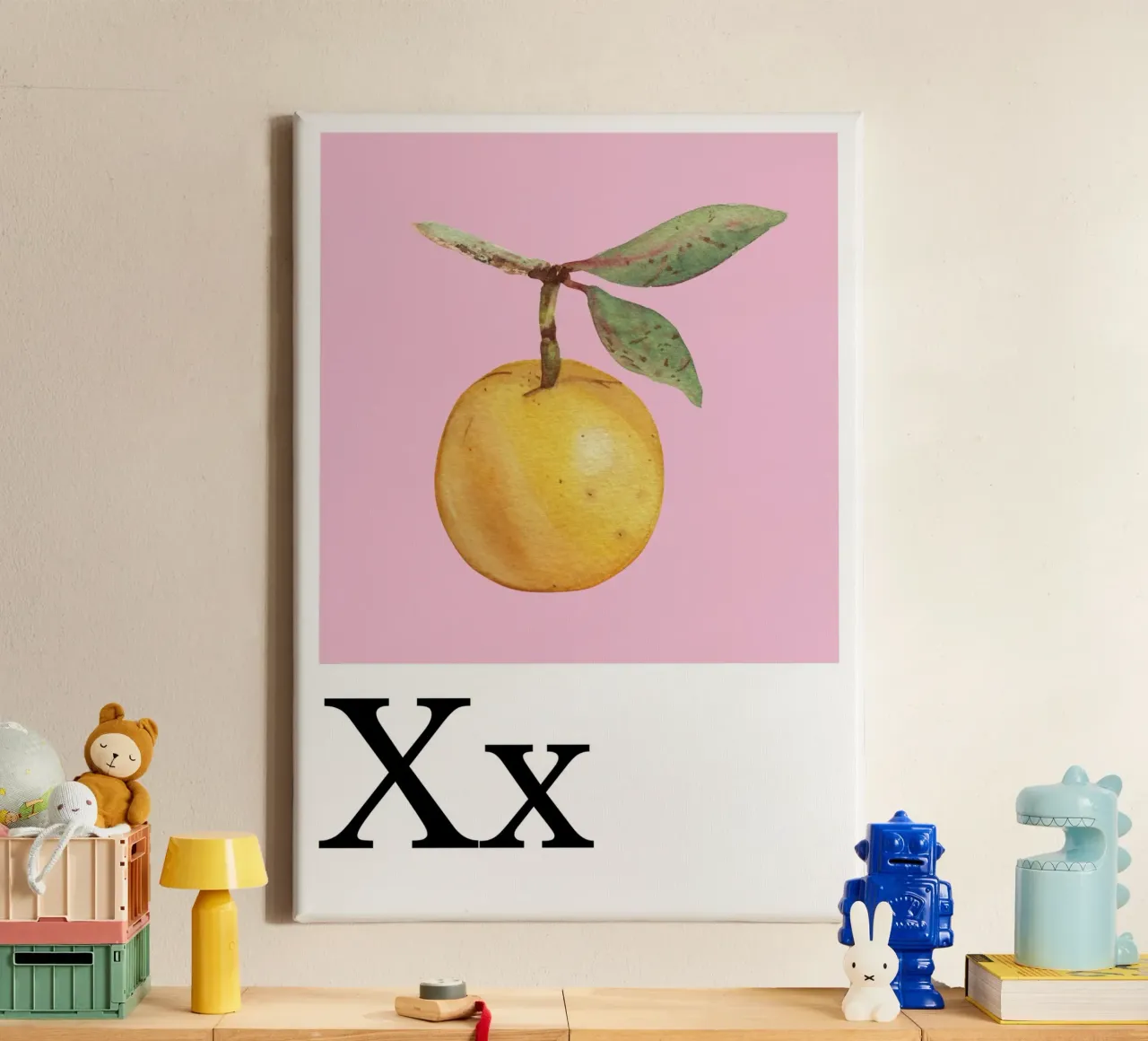 Buchstabe X - X wie Ximenia tela con Cornice a cassetta da Grünkraftwerk
