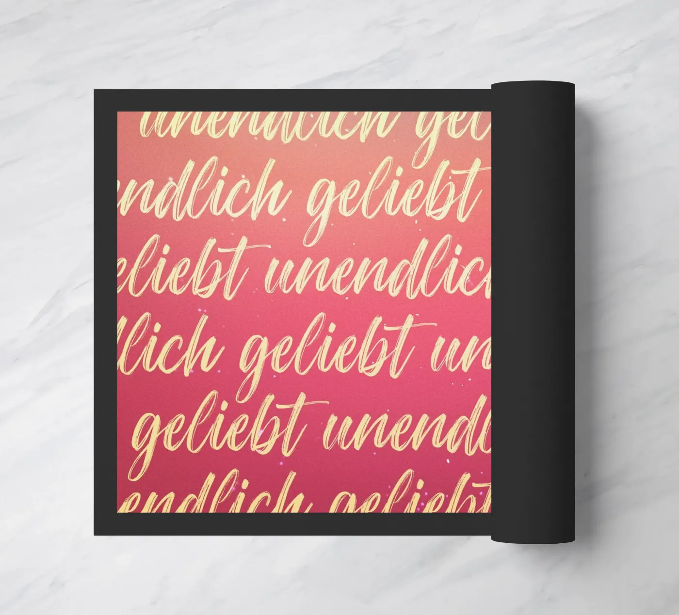 infinitely loved deurmat van undarstellbar Christliche Poster