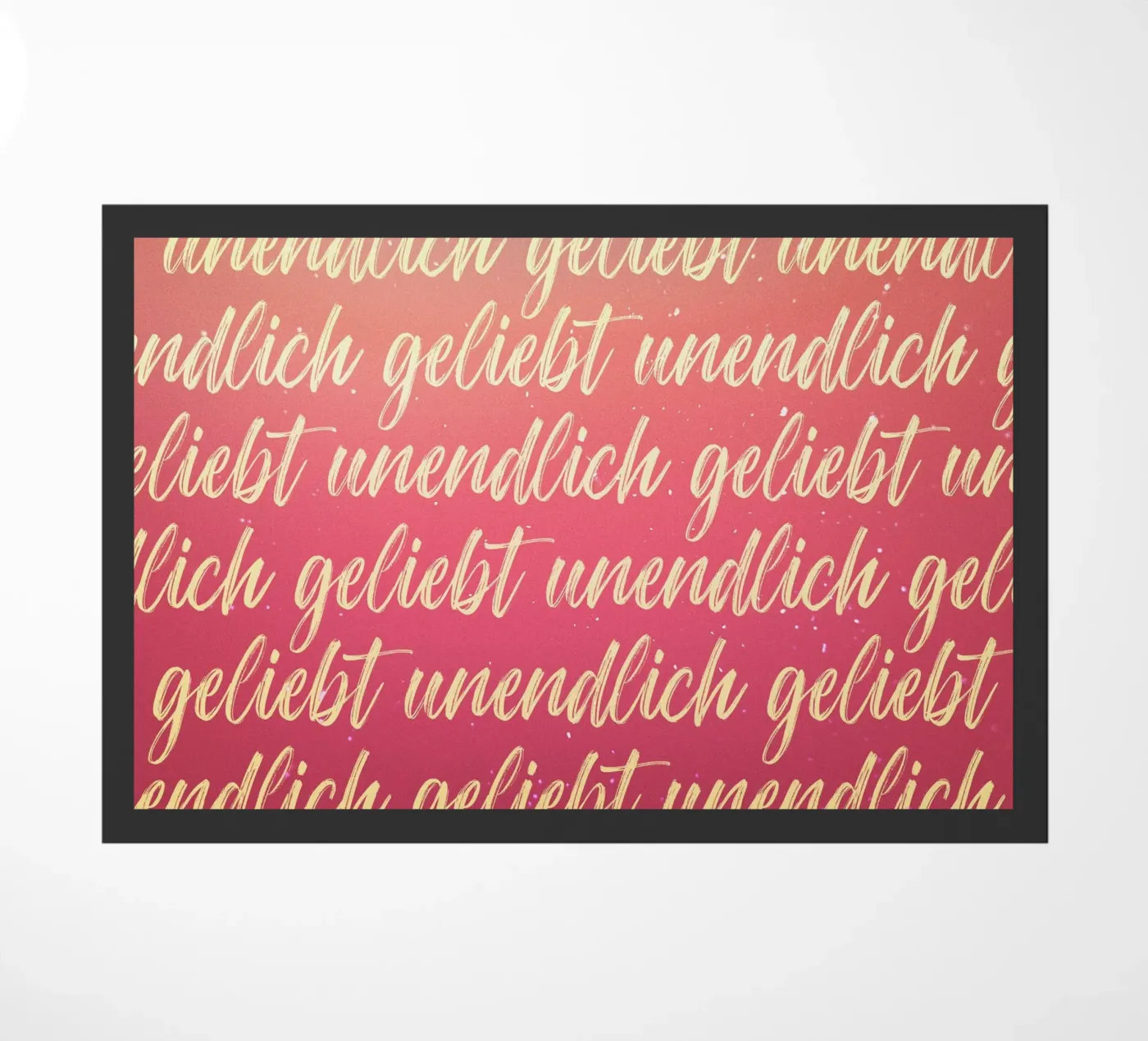 infinitely loved deurmat van undarstellbar Christliche Poster