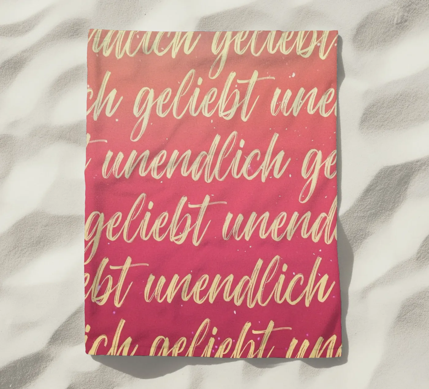 infinitamente amato telo mare da undarstellbar Christliche Poster