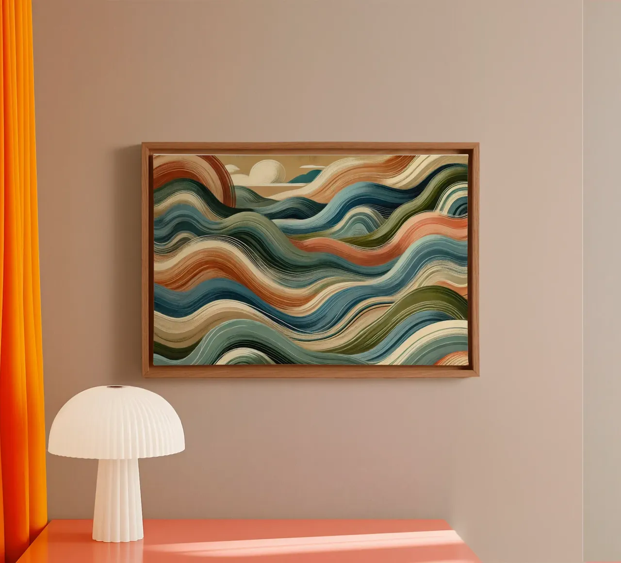 Tideforms canvas met Baklijst van Chromatic Fusion Studio