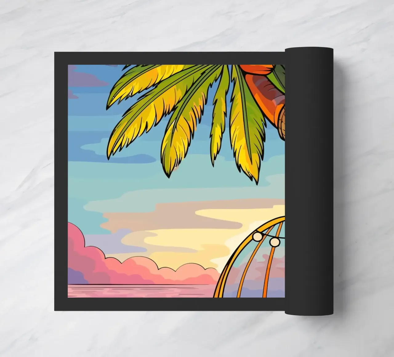 swing under the coconut tree zerbino da Dumery Art