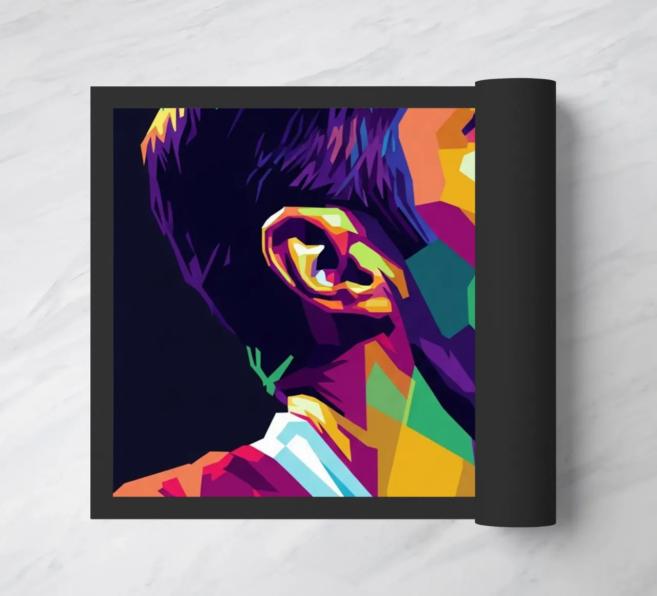 Ritratto pop art di Robin Van Persie zerbino da Hantamrata