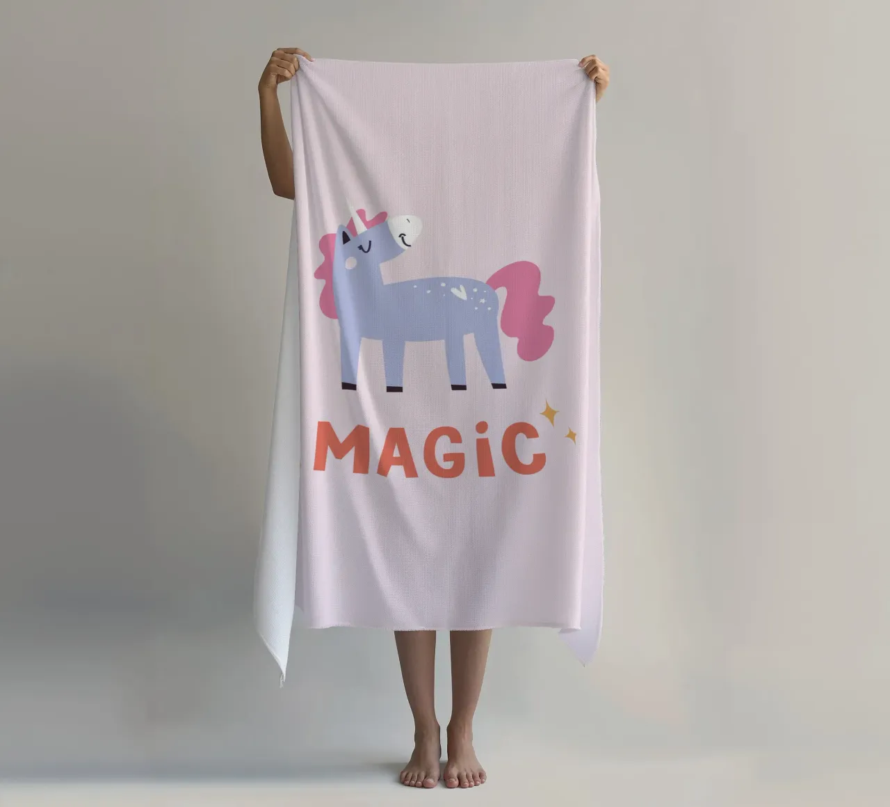 Magic beach towel by we line studio - art