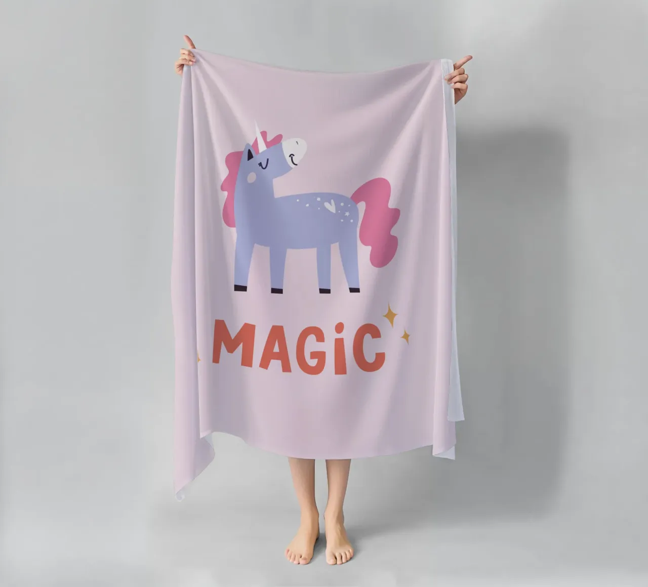 Magic beach towel by we line studio - art