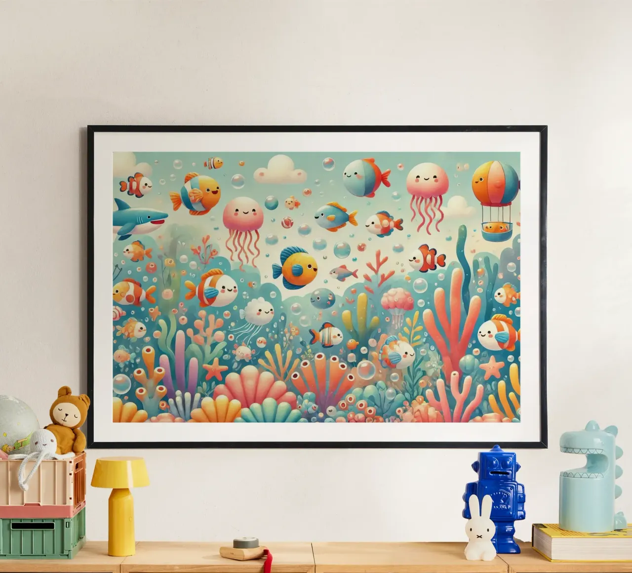 Meraviglie sottomarine poster da Chromatic Fusion Studio