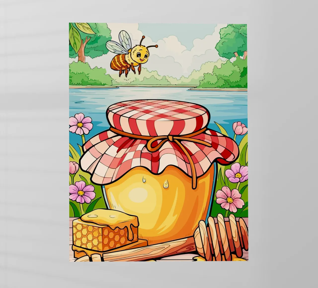 bees and honey pellicola backlit da Dumery Art