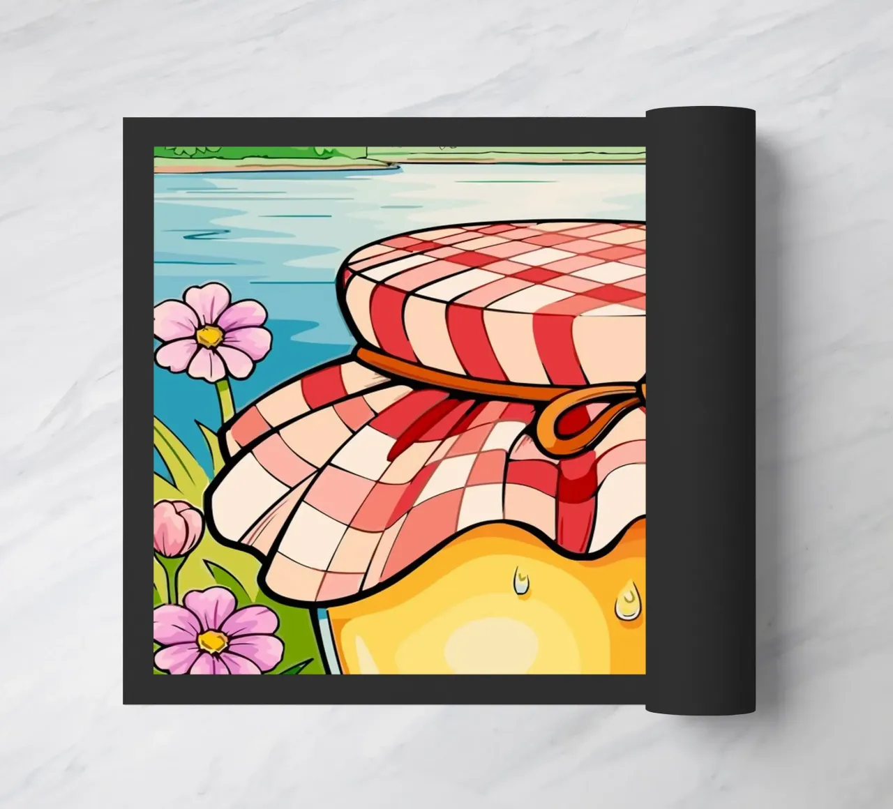 bees and honey zerbino da Dumery Art