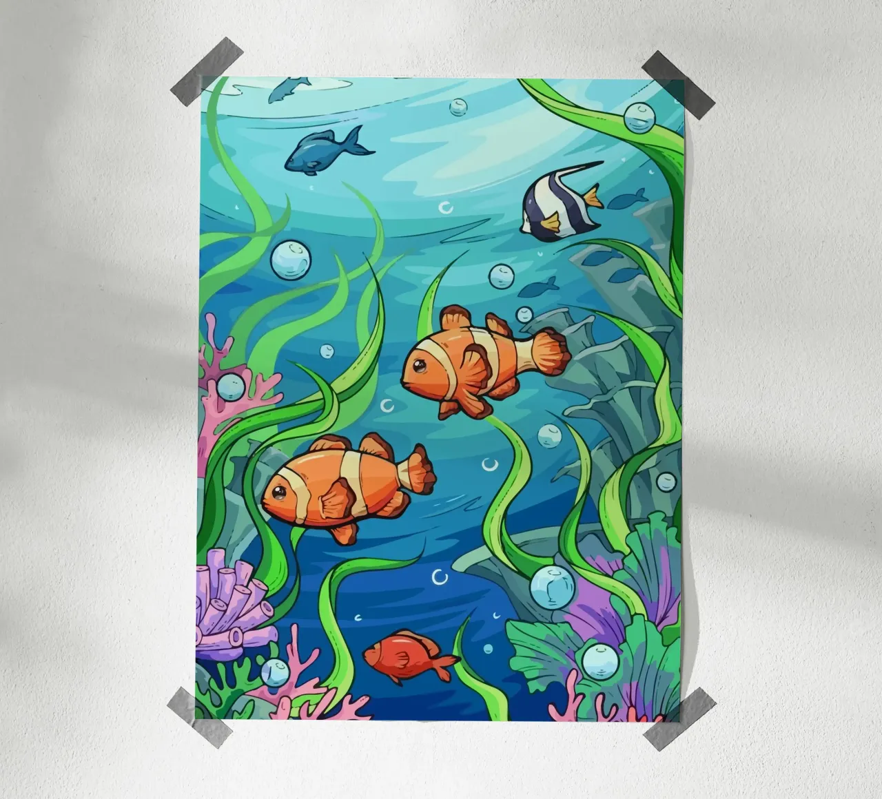 nemo fish poster da Dumery Art