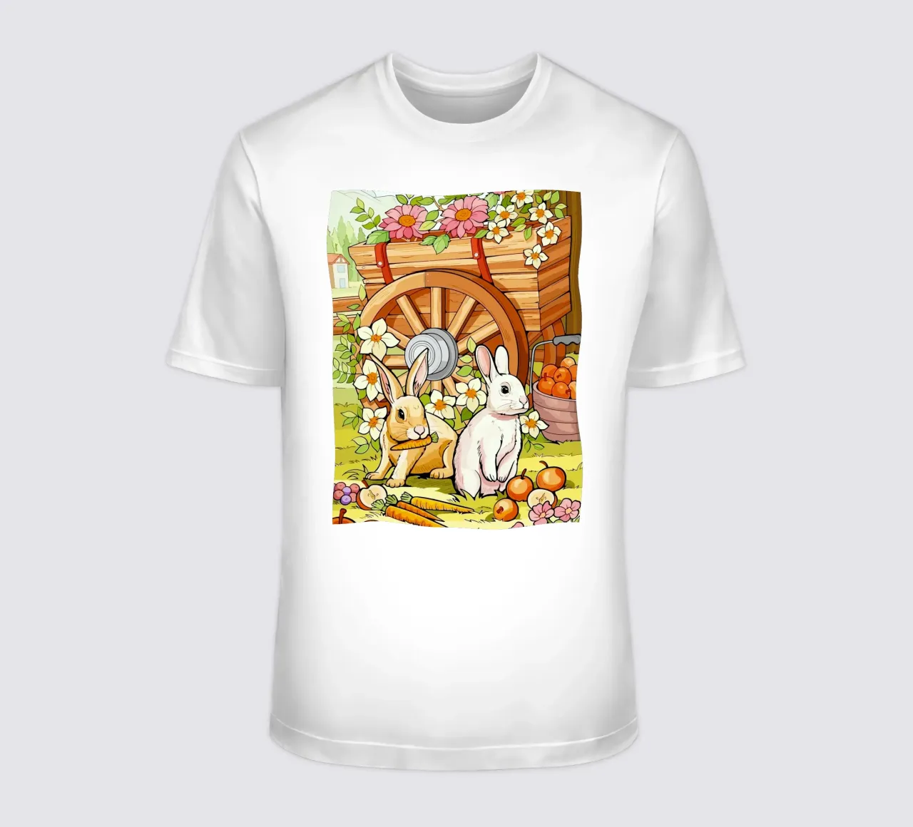 rabbits t-shirt da Dumery Art