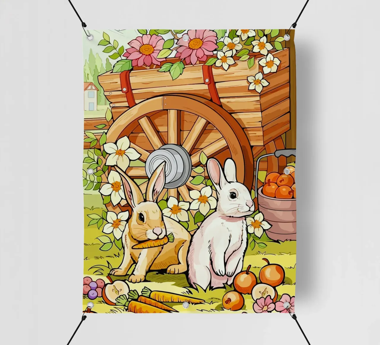 rabbits telo in pvc da Dumery Art
