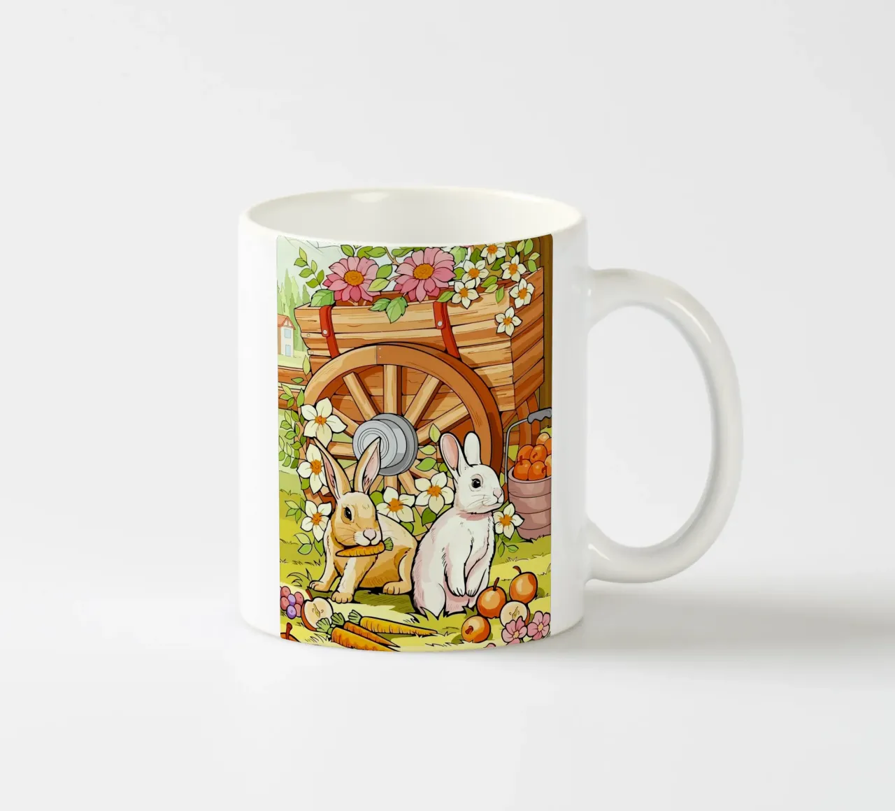 rabbits tazza in ceramica da Dumery Art