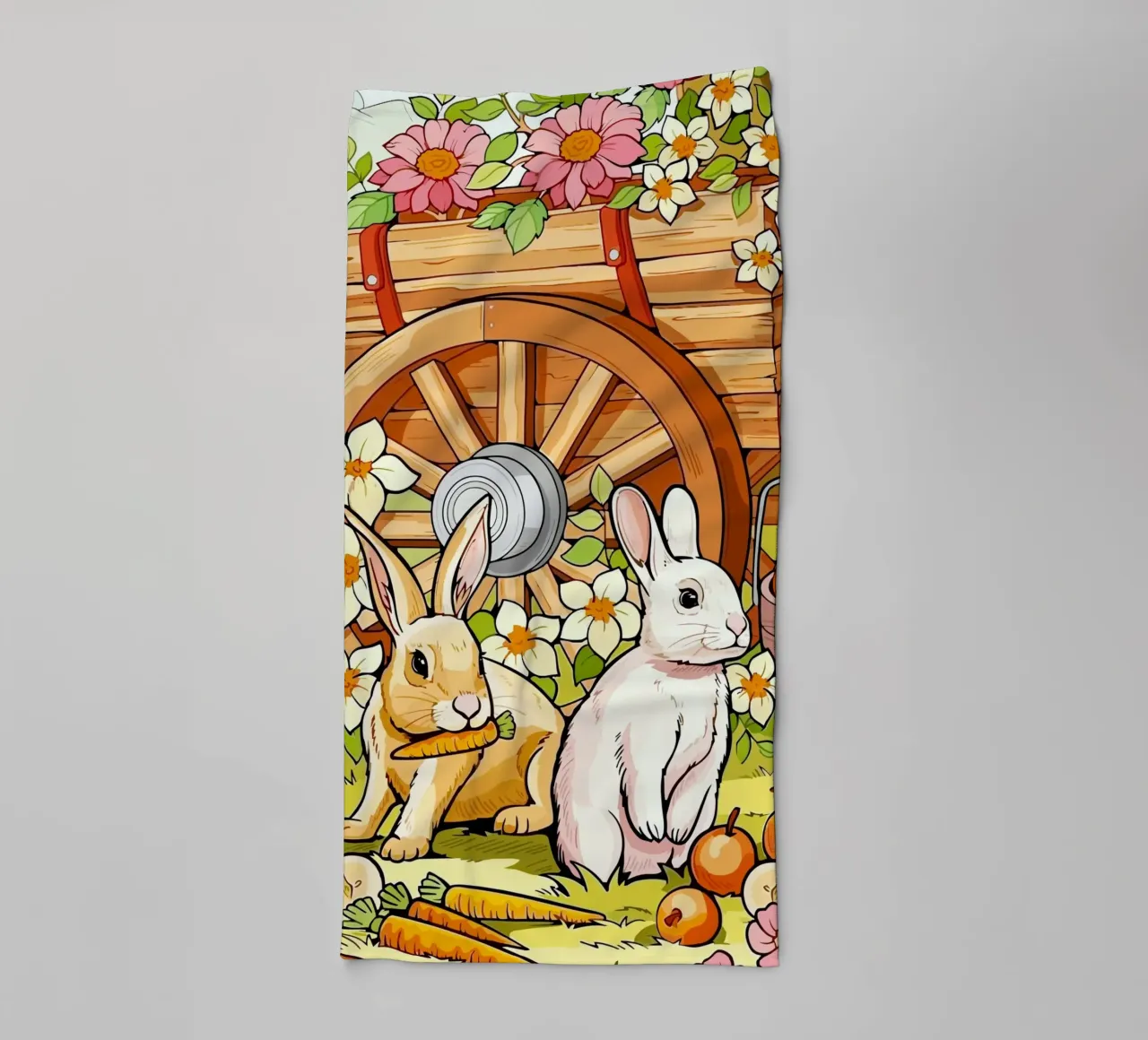 rabbits asciugamano da bagno da Dumery Art