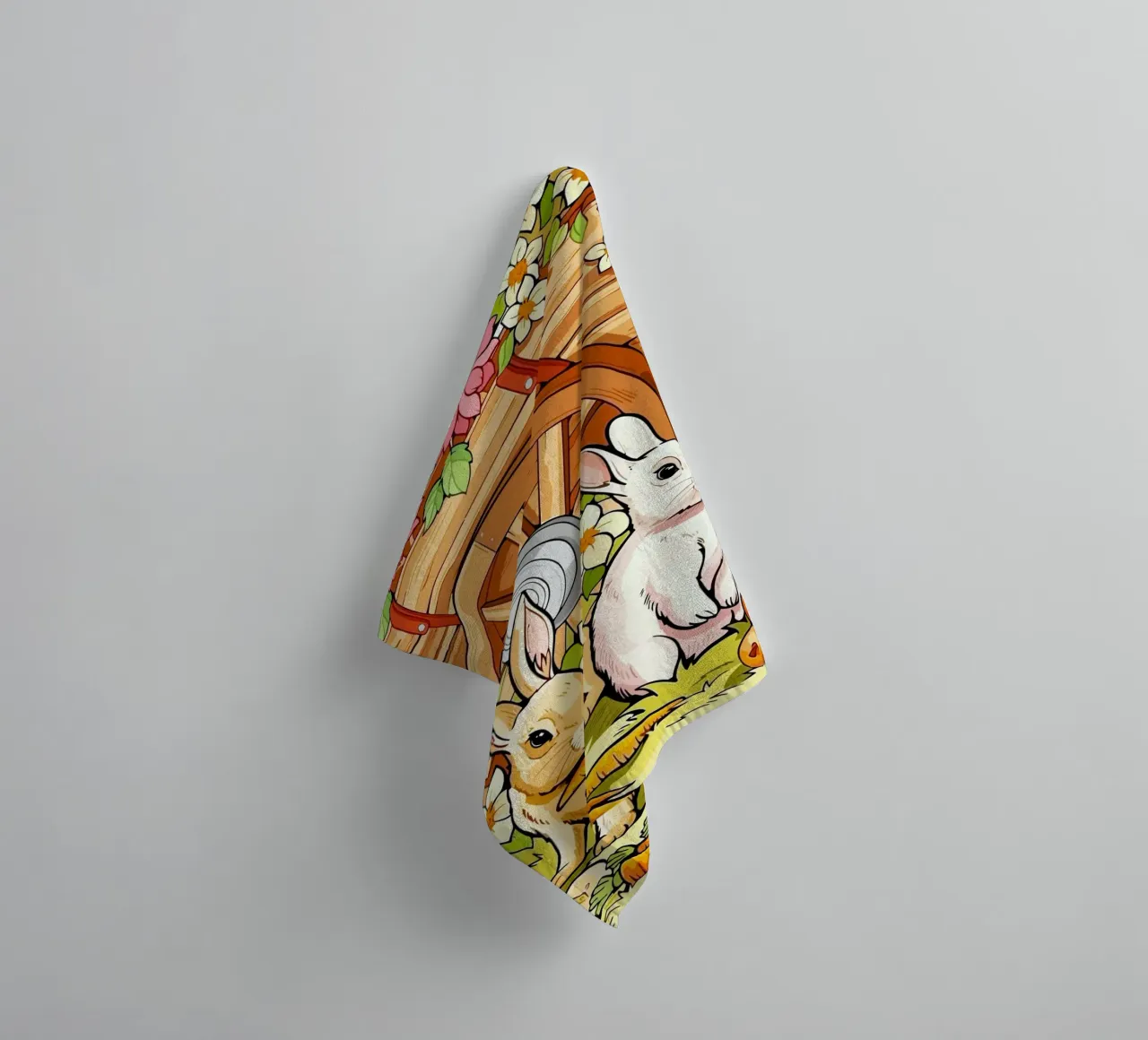 rabbits asciugamano da bagno da Dumery Art