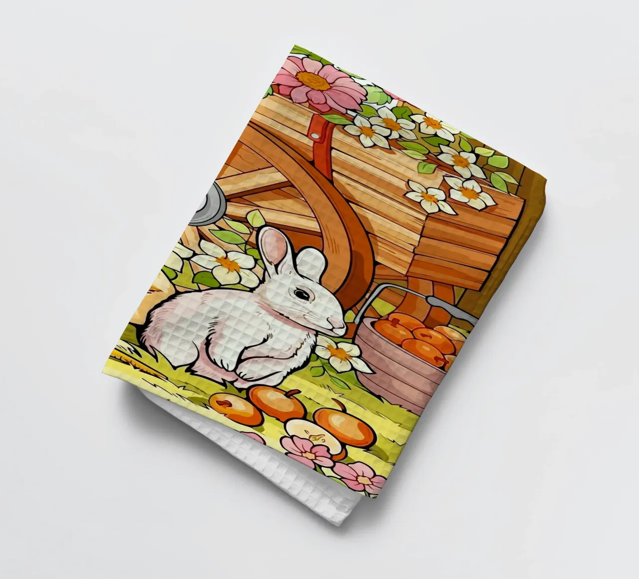 rabbits canovaccio da cucina da Dumery Art