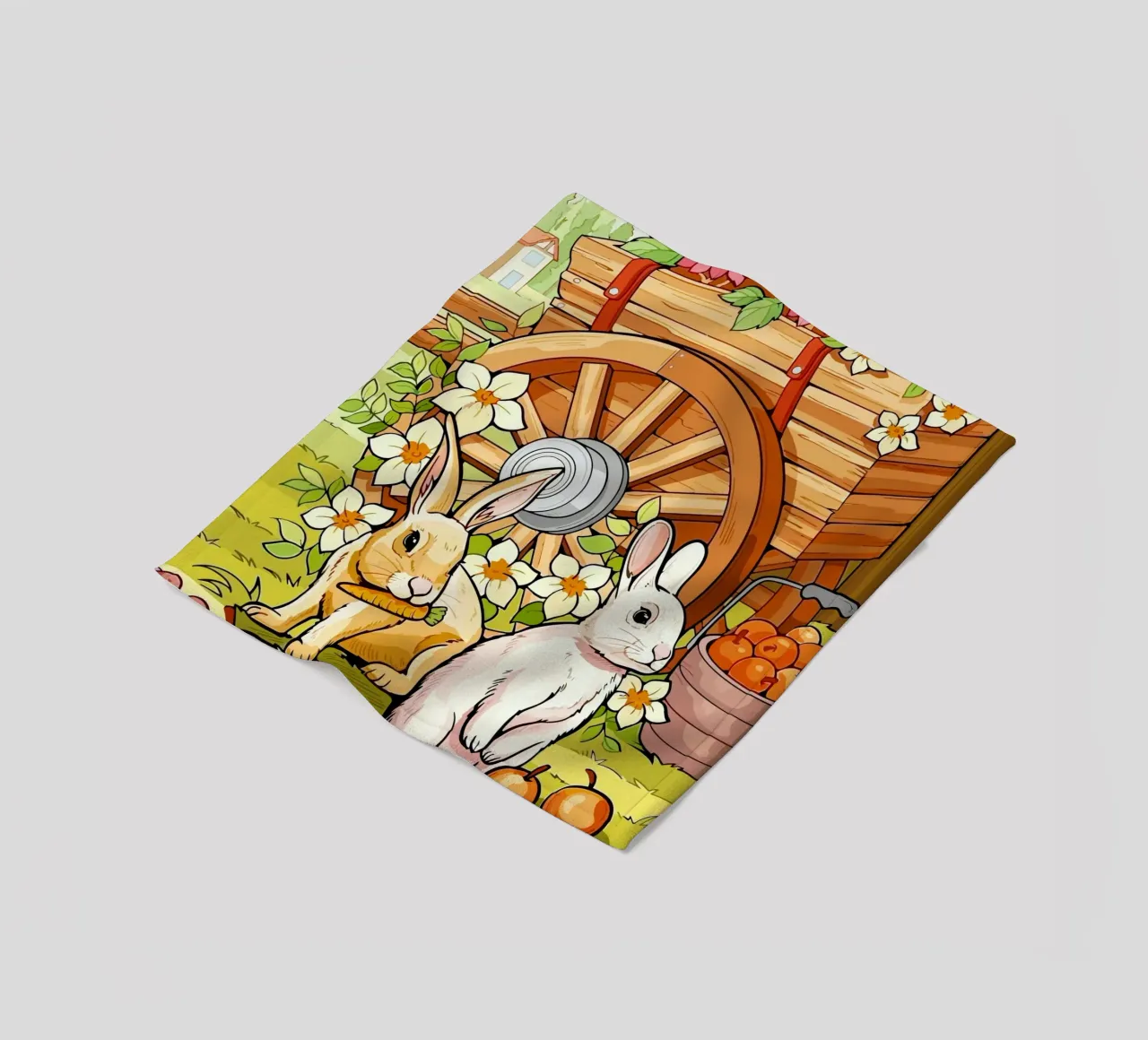 rabbits coperta in pile da Dumery Art