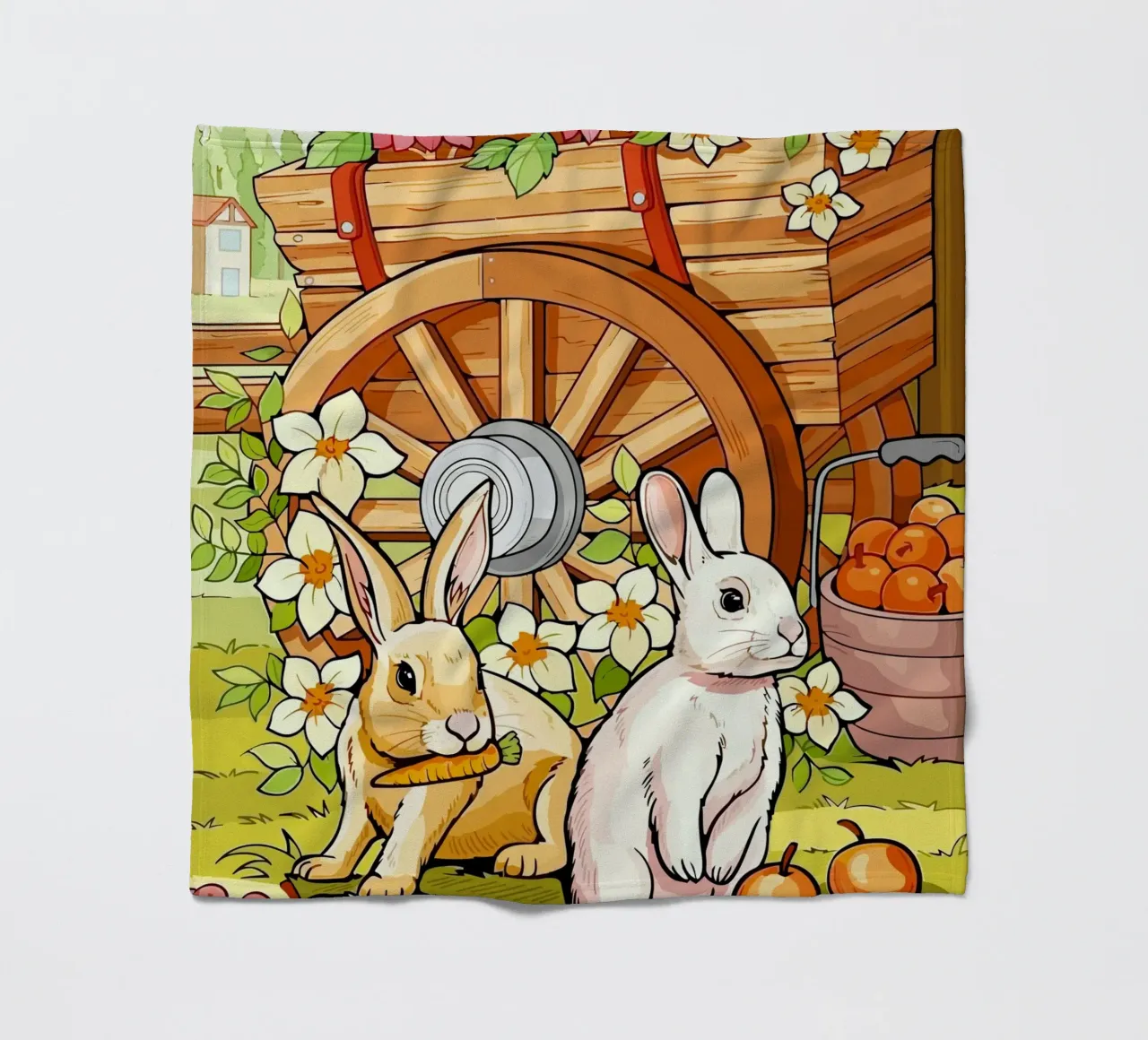 rabbits coperta in pile da Dumery Art
