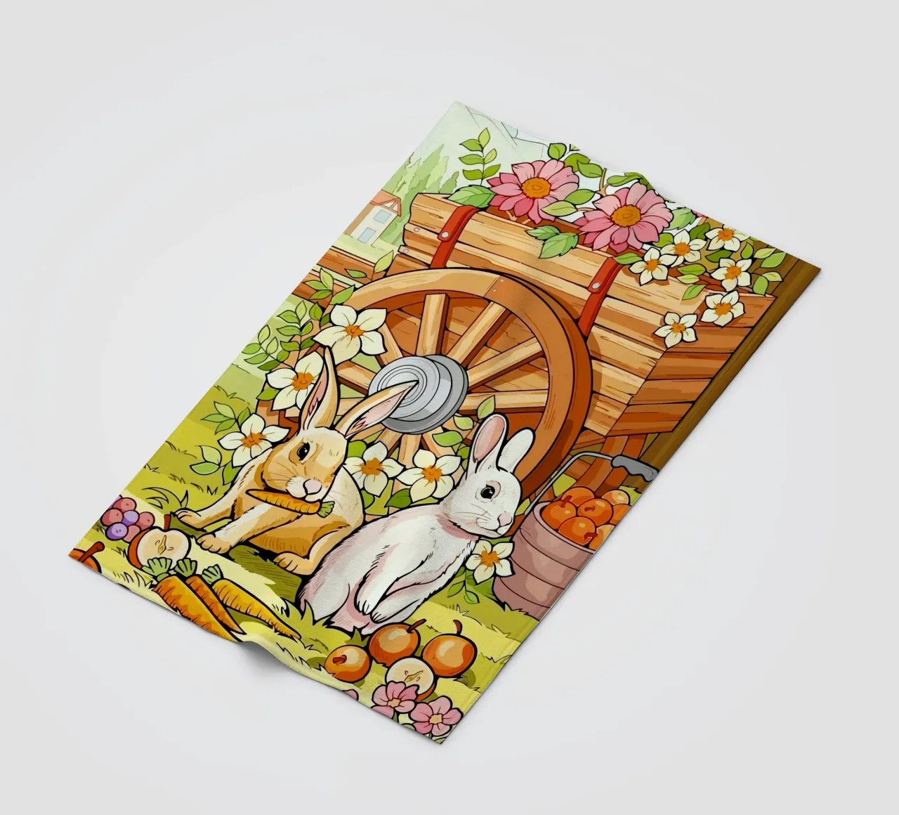 rabbits coperta in pile da Dumery Art