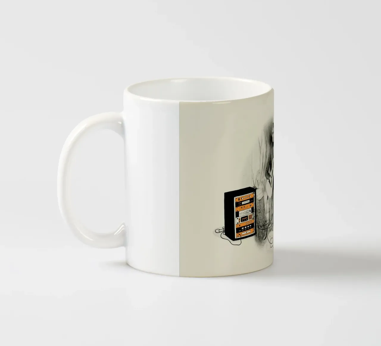 Unimaginable Symphonies tazza in ceramica da Jacques Maes