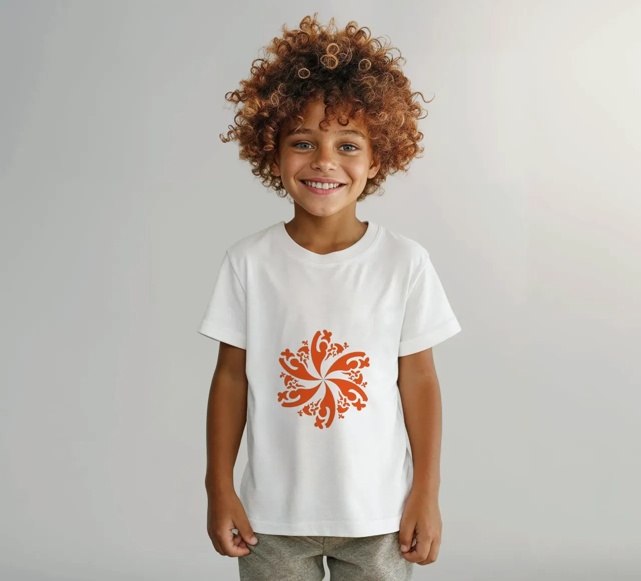 Rosette rot Kinder T-Shirt von LAPIS-Design