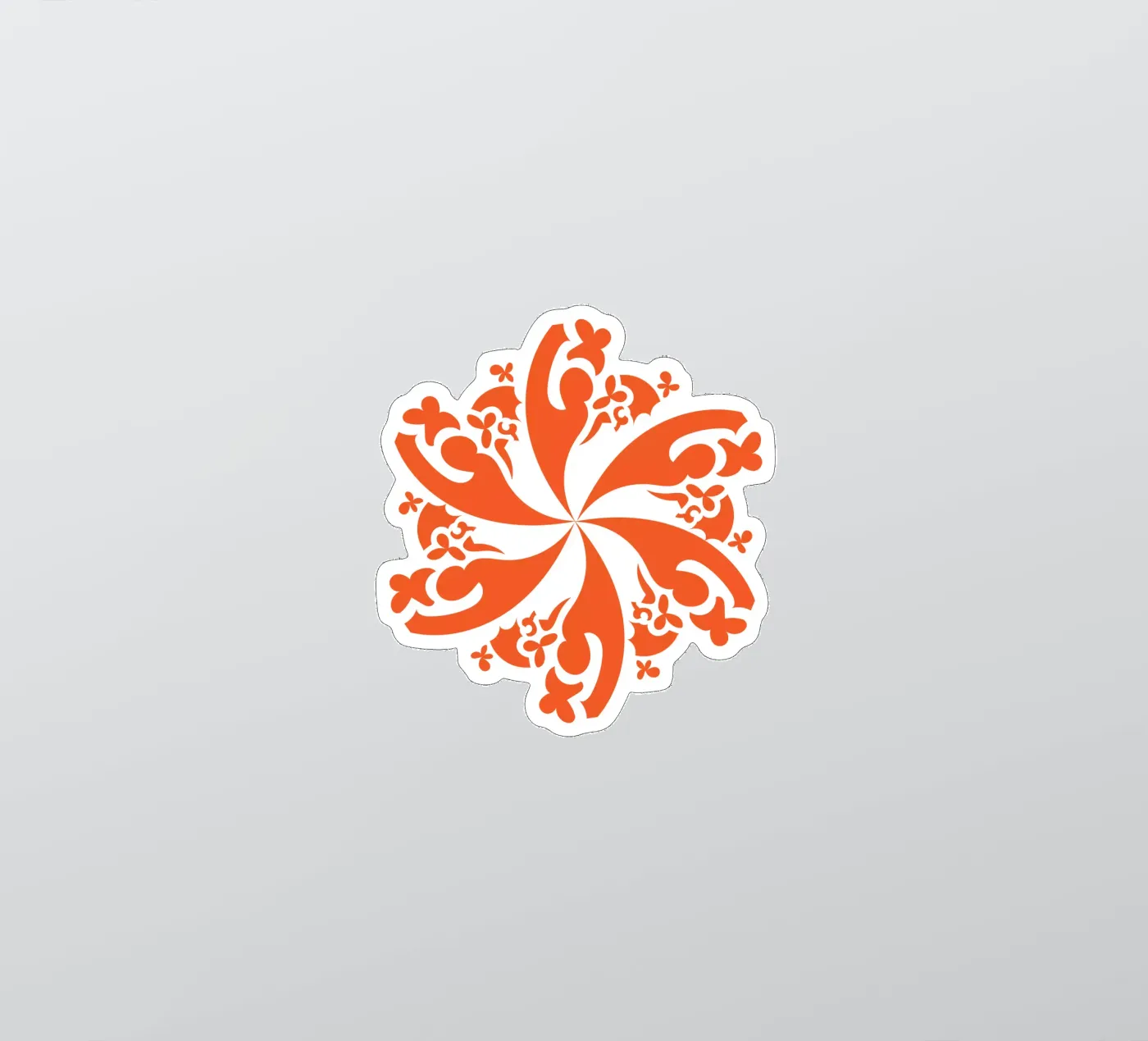 Rosette red sticker by LAPIS-Design