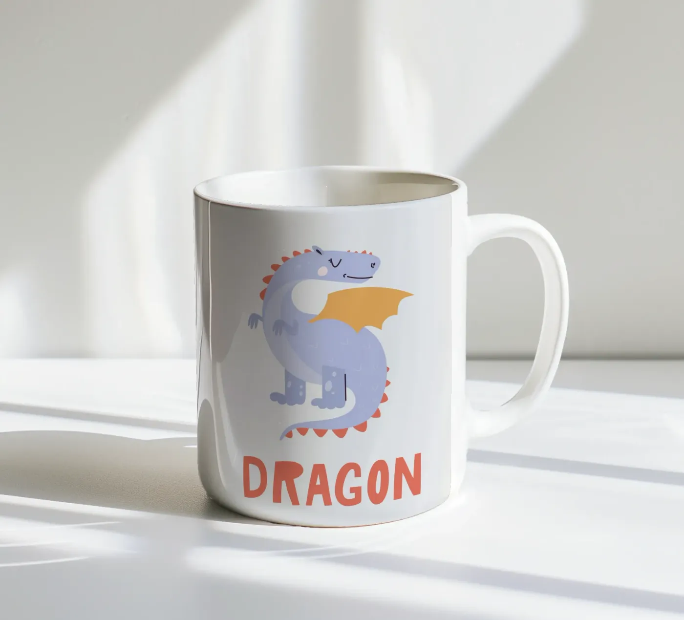 Dragon ceramic mug by we line studio - art