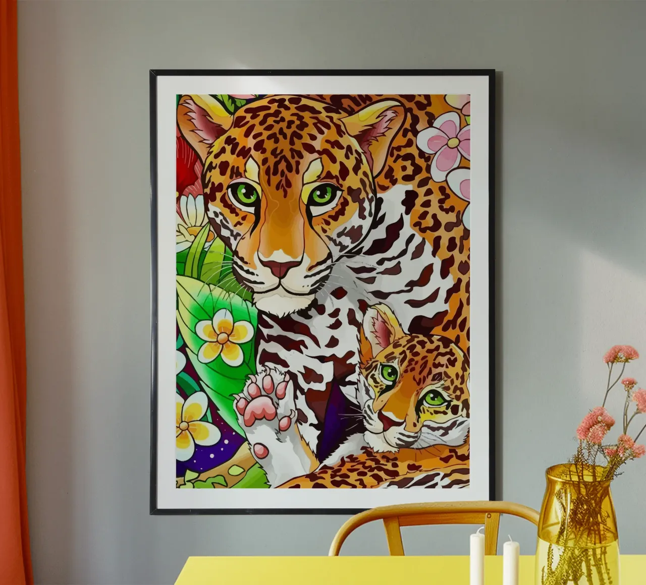 Tigers poster da Dumery Art