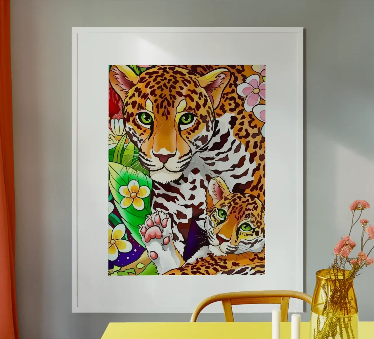 Tigers poster da Dumery Art
