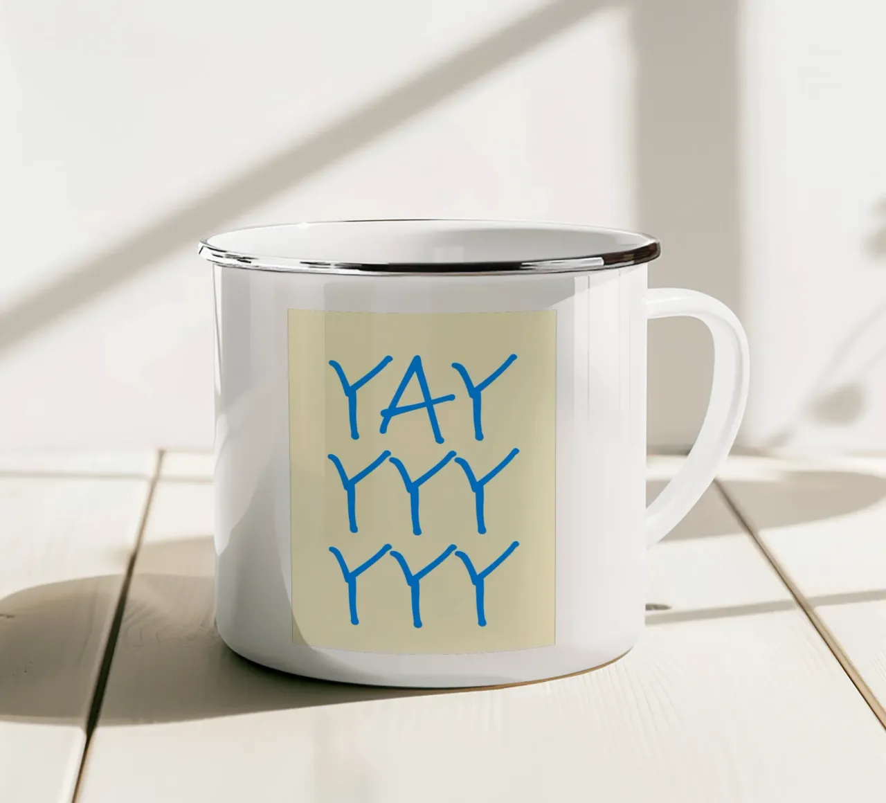 Yay 11 tazza in smalto da The Type Club Tokyo