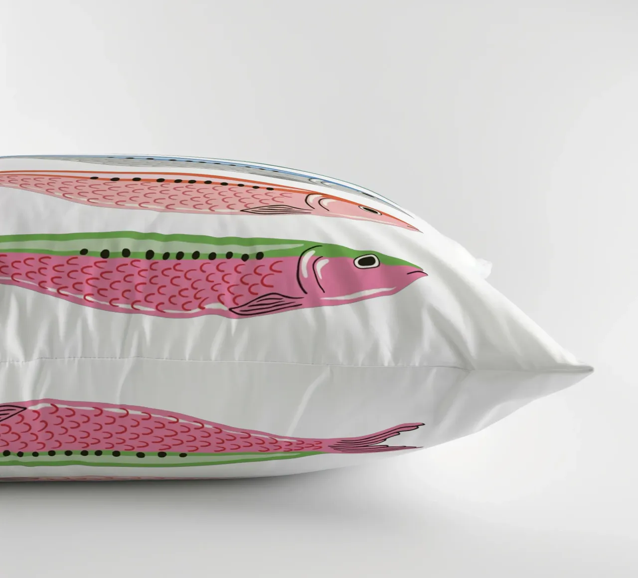 Rainbow coloured sardines cuscino da Vivdesign