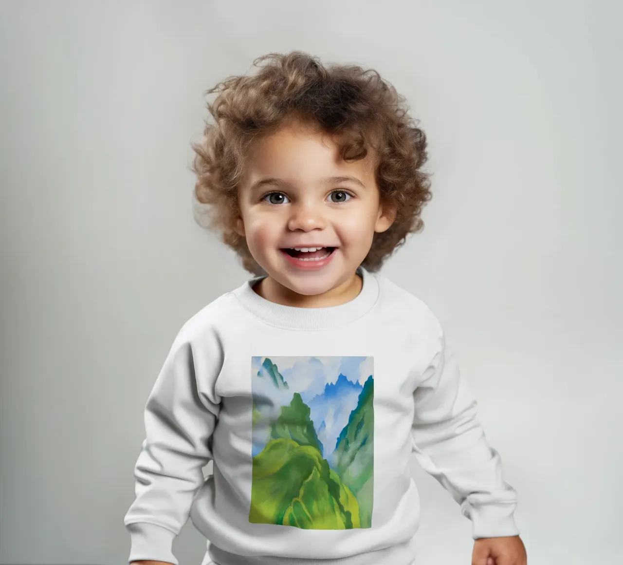 Georgia O’Keeffe – Machu Picchu felpa neonato da Chérie Prints