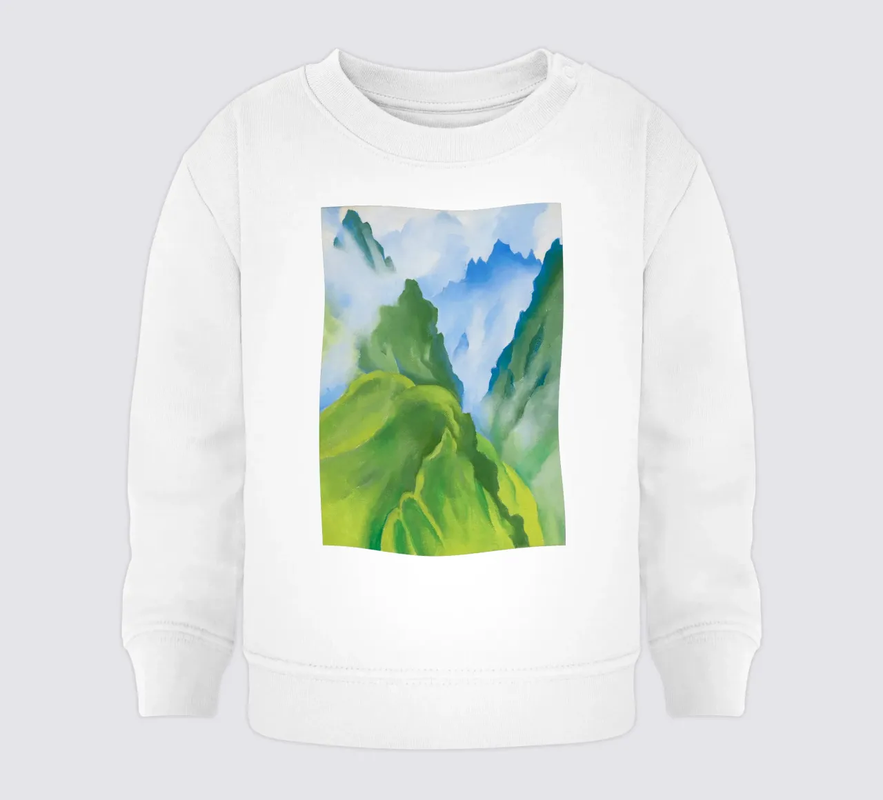 Georgia O’Keeffe – Machu Picchu felpa neonato da Chérie Prints