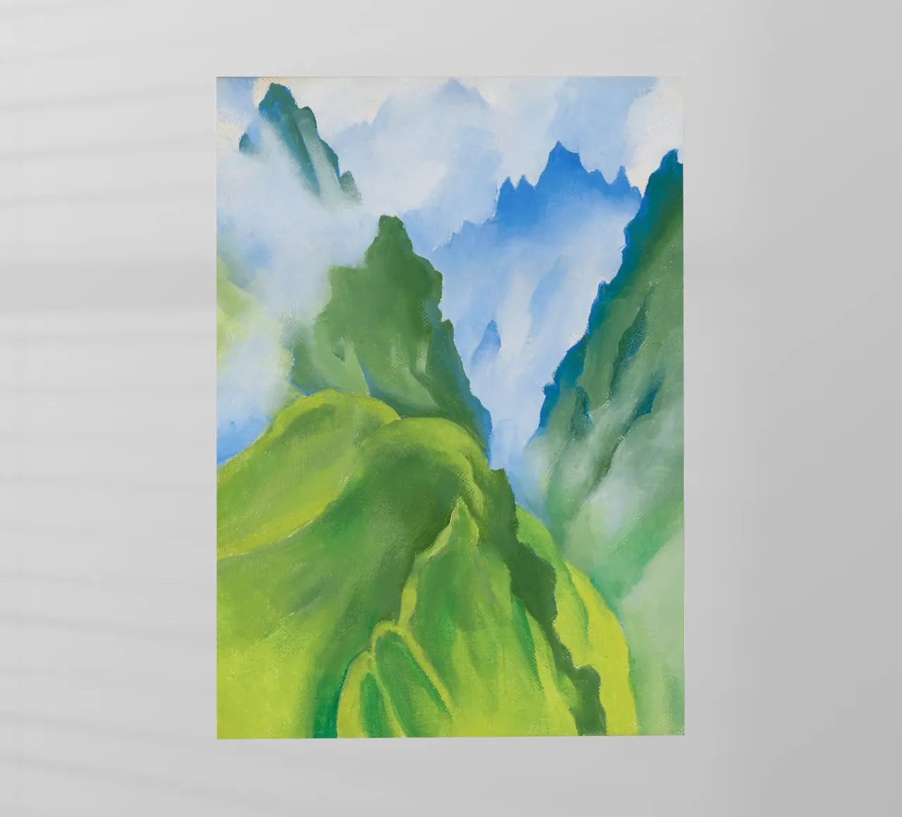 Georgia O’Keeffe – Machu Picchu pellicola backlit da Chérie Prints