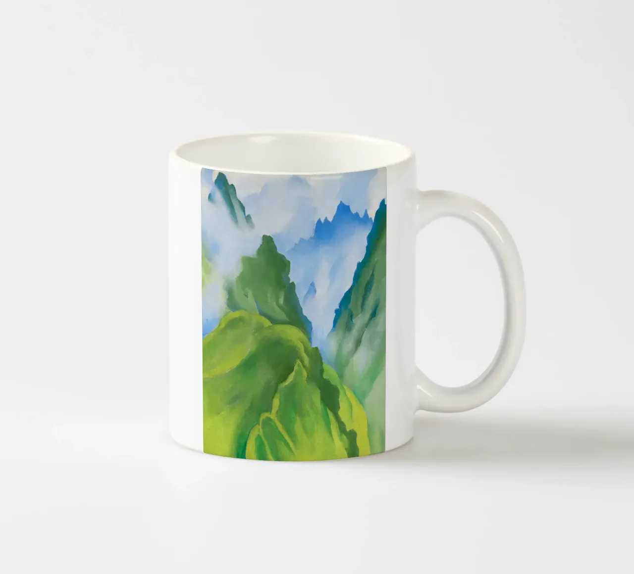 Georgia O’Keeffe – Machu Picchu tazza in ceramica da Chérie Prints