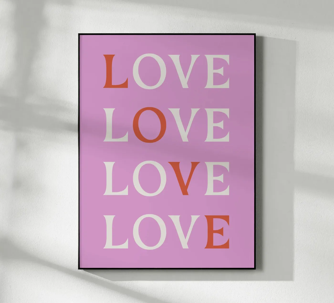 Love plexiglas de we line studio - art