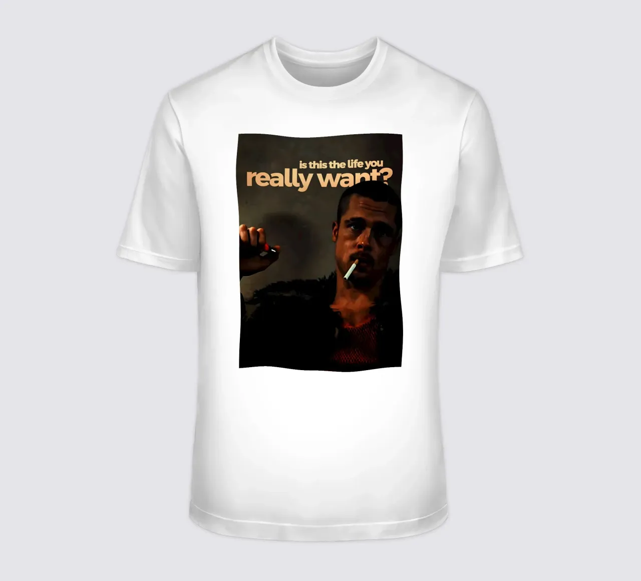 is this the life you really want? t-shirt da Type & Tape