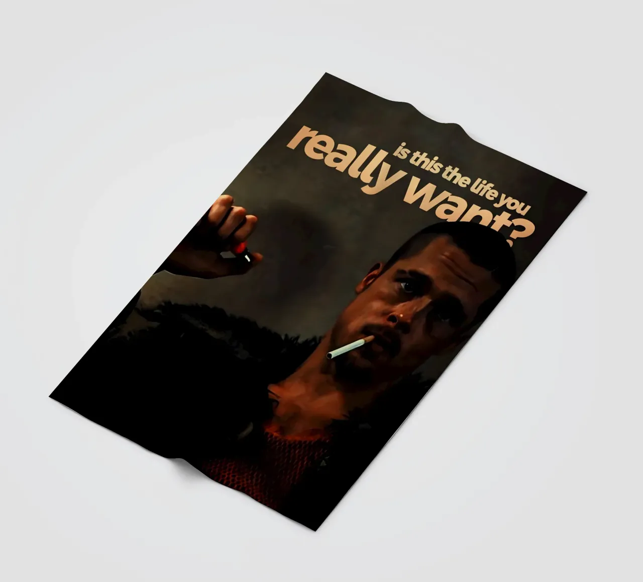 is this the life you really want? coperta in pile da Type & Tape