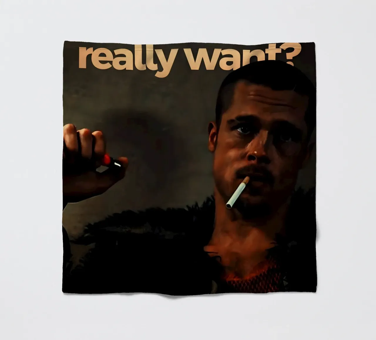 is this the life you really want? coperta in pile da Type & Tape