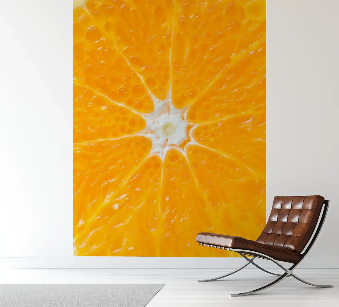 Orange fotobehang van Dreamer10