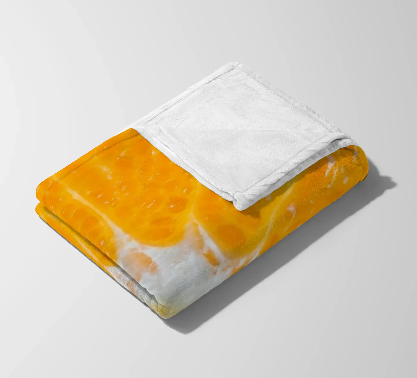 Orange Fleecedecke von Dreamer10