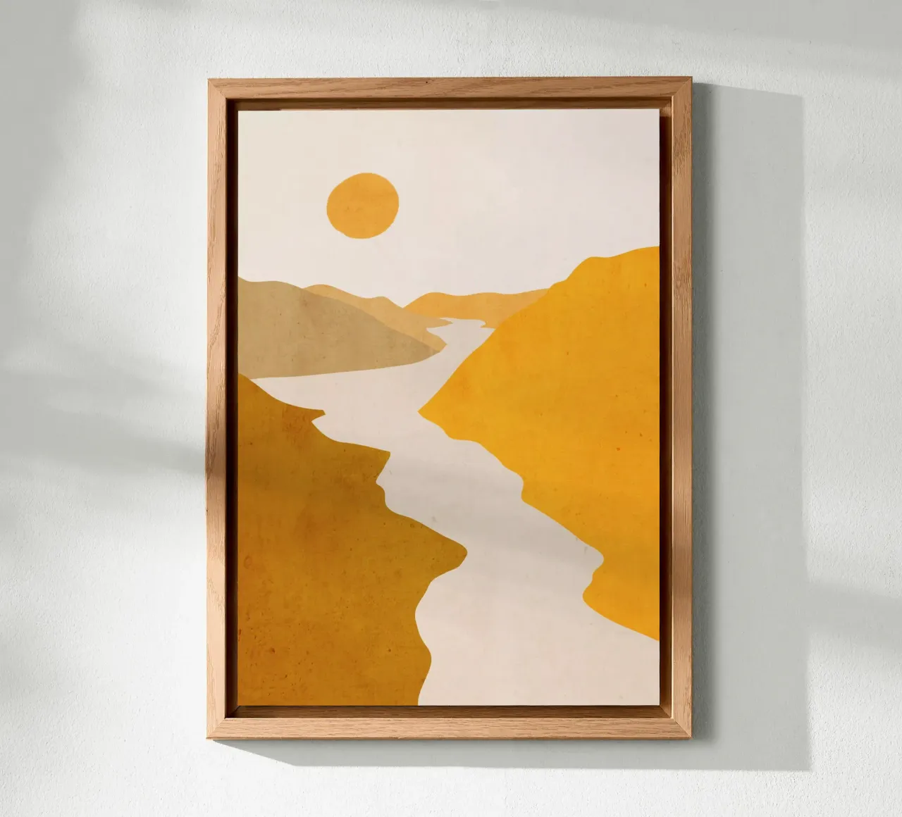 Paesaggio d'arte minimale 7 alluminio dibond da ThingDesign