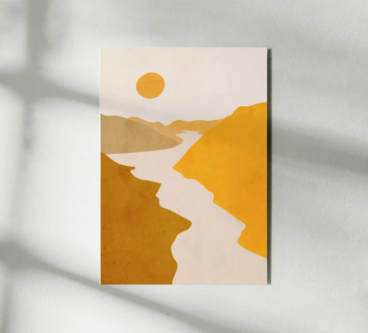 Paesaggio d'arte minimale 7 alluminio dibond da ThingDesign